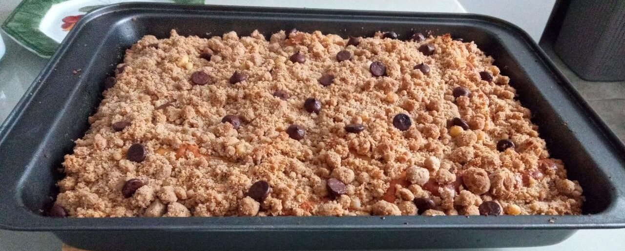 Resultado final da deliciosa Cuca de Banana da Oma!