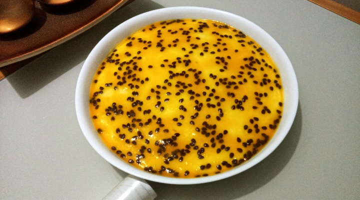 Mousse de Maracujá alemã finalizado